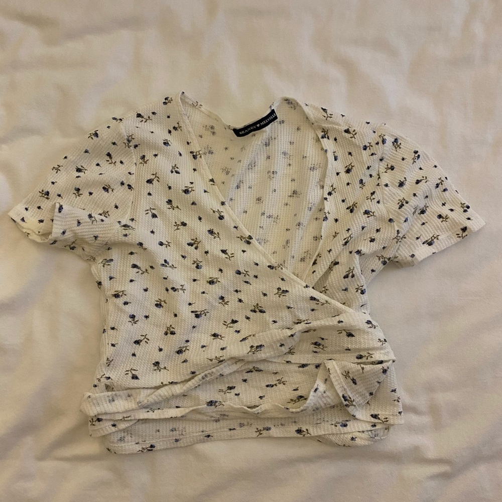 Brandy Melville wrap top